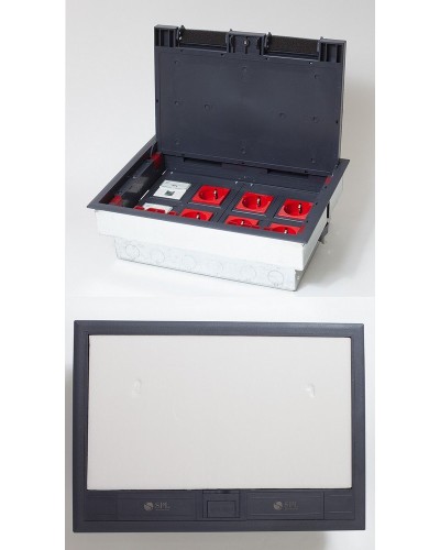 Люк на 8 постов (45х45), металл/пластик, с металлической коробкой, IP40 (300009). Люк. SPL в Набережных Челнах
