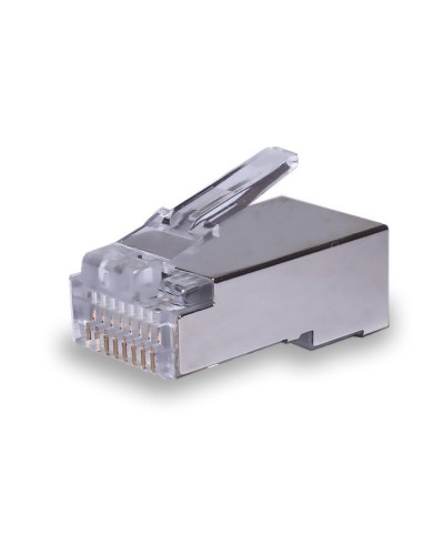 Коннекторы 8P8C FTP Cat.5e (RJ-45) 2pb (100шт) (10-0234). Разъем RJ-45. SUPRLAN в Набережных Челнах