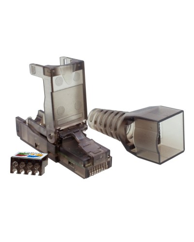 Коннектор 8P8C UTP 6A (RJ-45) безынструментальный (10-0239). Разъем RJ-45. SUPRLAN в Набережных Челнах