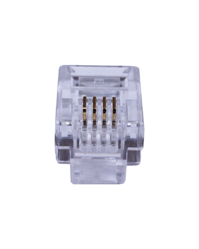 Коннекторы 4P4C (RJ-11) (100шт) (10-0229). Телефонный разъем 4P4C (RJ-11). SUPRLAN в Набережных Челнах