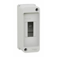 City9 Box XS 2 модуля без дверцы, белый (EZ9EAA102). Щиток модульный. Systeme Electric