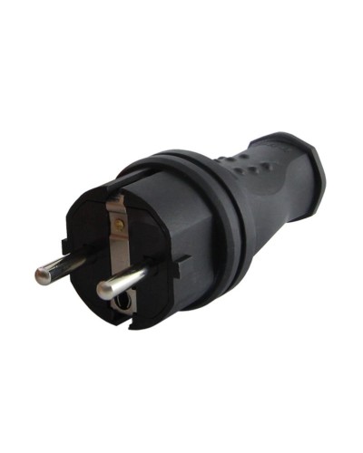 Вилка прямая 2Р+РЕ 16А 250В IP44 (SQ0612-0031). Вилка прямая каучук. TDM ЕLECTRIC в Набережных Челнах
