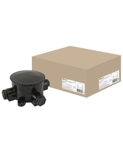 КЭМ 2-660-3 ОП D95мм IP65, 3-х рожковая (карболит) TDM (SQ1401-1101). Коробка электромонтажная. TDM ЕLECTRIC в Набережных Челнах