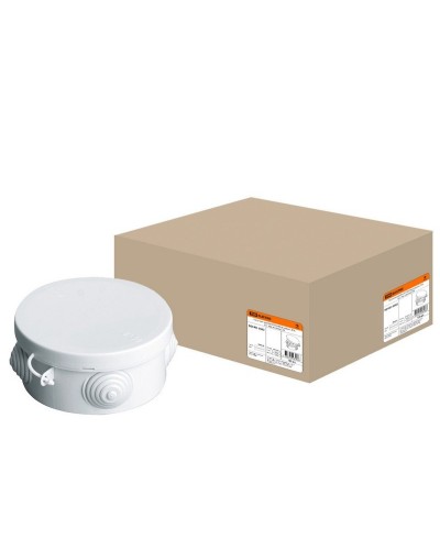 Коробка ОП D85х40мм, крышка, IP54, 4вх. (SQ1401-0102). Распаячная коробка. TDM ЕLECTRIC в Набережных Челнах