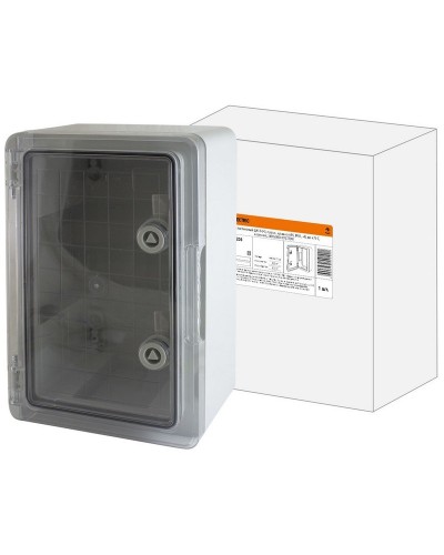 ЩМП-0-3, прозрачная крышка ABS, IP65, 400x300x170. Бокс пластиковый антивандальный. TDM ЕLECTRIC в Набережных Челнах