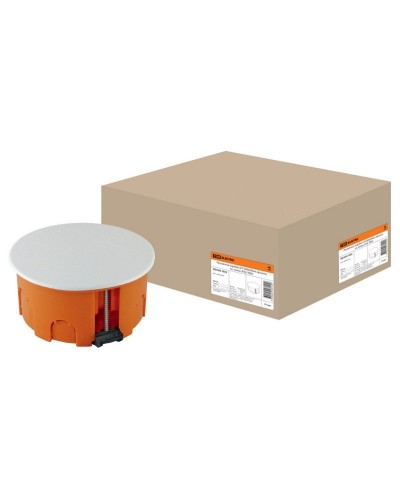 Распаячная коробка СП D80х40мм, крышка, пл. лапки, IP20, TDM (SQ1403-1025). Распаячная коробка СП. TDM ЕLECTRIC в Набережных Челнах