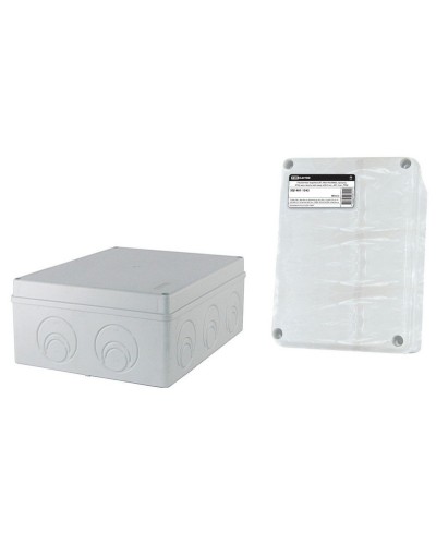 Коробка ОП 240х195х90мм, крышка, IP55, кабельные вводы d28-3шт, d37-2шт (SQ1401-1272). Распаячная коробка. TDM ЕLECTRIC в Набережных Челнах