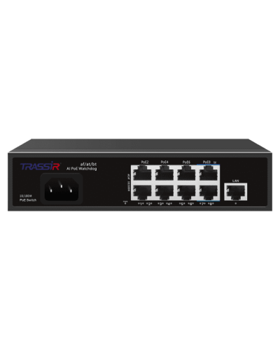TR-NS1109-120-8PoE. Коммутатор с PoE. Trassir в Набережных Челнах