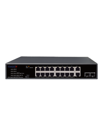 TR-NS14202S-185-16POE. Коммутатор с PoE. Trassir в Набережных Челнах