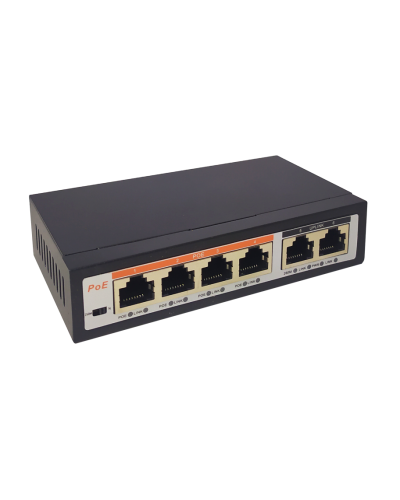 TI-204P, SIP коммутатор. Коммутатор с питанием по PoE. True-IP в Набережных Челнах