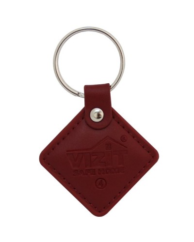 VIZIT-RF2.2 (Red). Брелок proximity кожаный. VIZIT в Набережных Челнах