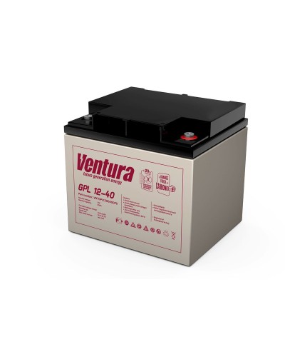 Ventura GPL 12-40. Аккумулятор герметичный свинцово-кислотный. Ventura в Набережных Челнах