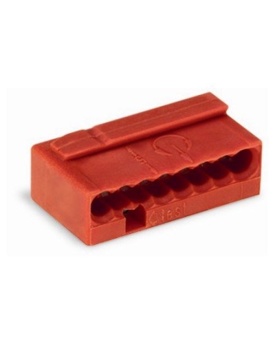WAGO 243-808 Клемма MICRO 8-проводная красная. Клемма для распределительных коробок. WAGO в Набережных Челнах