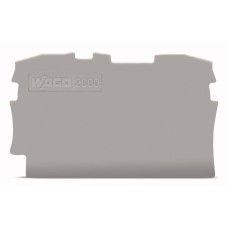 WAGO 2004-1291 пластина торцевая серая. Пластина торцевая на DIN-рейку. WAGO