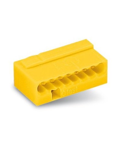 WAGO 243-508 Клемма MICRO 8-проводная желтая. Клемма для распределительных коробок. WAGO в Набережных Челнах