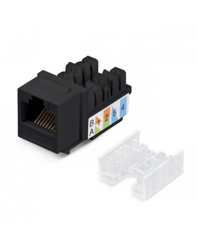 WR-KJ-RJ45-C5E-90-SW-BK. Вставка Keystone Jack RJ-45. WRLine в Набережных Челнах