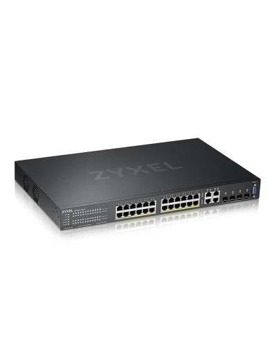GS2220-28HP-EU0101F. Гибридный L2 коммутатор PoE+. ZYXEL в Набережных Челнах