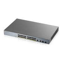 GS1350-26HP-EU0101F. L2 коммутатор PoE+ для IP-видеокамер rack 19. ZYXEL