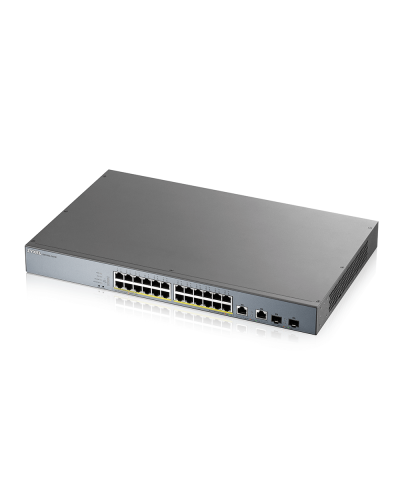 GS1350-26HP-EU0101F. L2 коммутатор PoE+ для IP-видеокамер rack 19. ZYXEL в Набережных Челнах