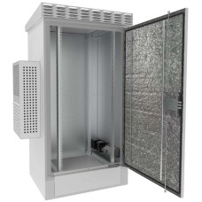 ТШВ319.А-75.42U.100-О1500-ST. Антивандальный климатический термошкаф с обогревом и кондиционером. АМАДОН