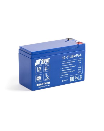 Skat i-Battery 12-7 LiFePo4 (645). Li-Ion аккумулятор. Бастион в Набережных Челнах