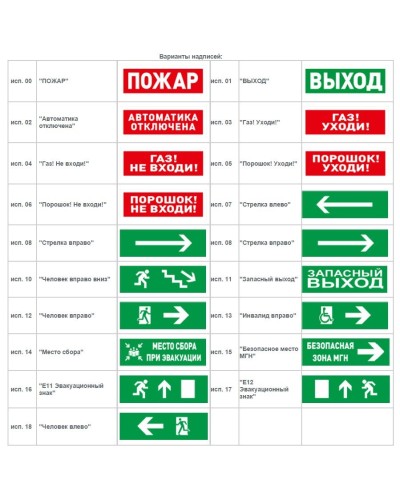 С2000-ОСТ исп.18 Человек влево. Оповещатель световой адресный. Болид в Набережных Челнах