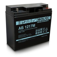 АБ 1217М. Аккумулятор стационарный свинцово-кислотный с регулирующим клапаном. Болид