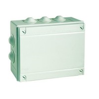 Коробка ответвительная с кабельными вводами IP55, 240х190х90 (54201). Коробка ответвительная с кабельными вводами 2х40 мм + 6х32 мм. ДКС