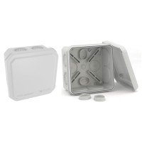 Коробка ответвительная с кабельными вводами IP55, 85х85х40 (53785). Коробка ответвительная. ДКС