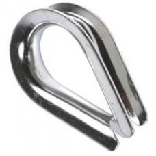Коуш стальной оцинкованный под трос D4 (CM621004): Коуш