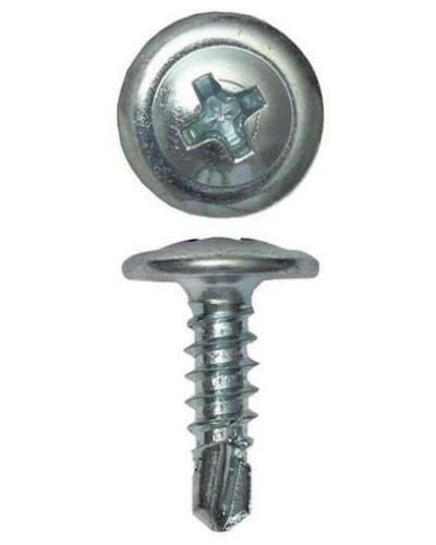Саморез с пресс-шайбой 4.2х41 со сверлом (200 шт) (CM274041). Саморез с пресс-шайбой. ДКС в Набережных Челнах