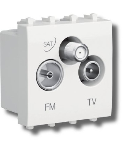 Розетка TV-FM-SAT Avanti 1 модуль ванильная дымка (4405532): Розетка TV-FM-SAT в Набережных Челнах