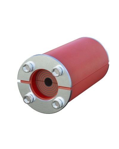 Проходка круглая, нержавеющая, D188х70 мм для кабелей D80-140 мм (DXF3110): Проходка круглая, нержавеющая в Набережных Челнах