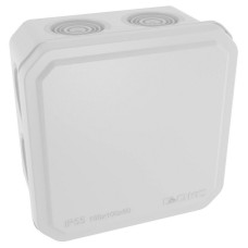 Коробка ответвительная с кабельными вводами IP55, 100х100х50 (53800). Коробка ответвительная. ДКС