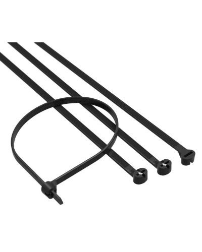 Хомут 2,5x200 P6.6, черный (100шт) (21307SR): Хомут с двойным замком в Набережных Челнах