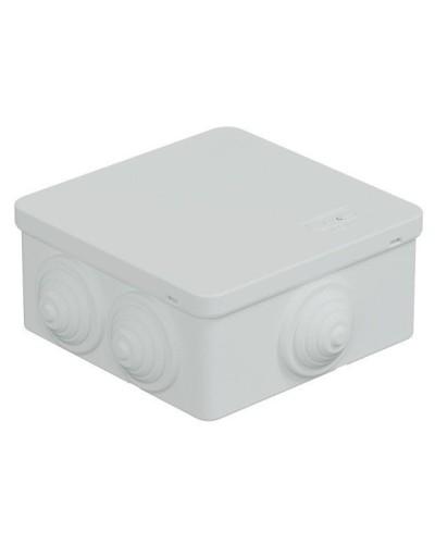 Коробка JBS101 100х100х55, 6 вых., IP55, белая (44037W-1). Коробка монтажная. Экопласт в Набережных Челнах