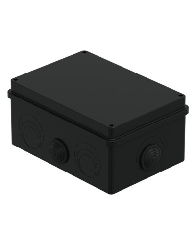 Коробка JBS210 210х150х100, 8 вых., IP55, черная (44016BL-1). Коробка монтажная. Экопласт в Набережных Челнах