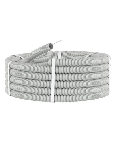 Труба HFFR тяжелая D40, серая (21140HF-GR): Труба гофрированная, с зондом, не распространяющая горение, без галогена в Набережных Челнах