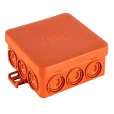 Коробка JBL085 85х85х38, 12 вых., 2P (0,15...4мм²) (43455HF). Коробка монтажная, огнестойкая, без галогена. Экопласт