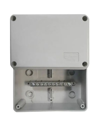 Коробка (КУП) JBS080 85х85х40, 6 вых, IP44 (44006KP): Коробка уравнивания потенциалов (КУП), 6х9мм, 8 зажимов в Набережных Челнах
