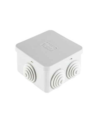 Коробка JBS070 70х70х40, 6 вых., IP44, белая (44056W-1). Коробка монтажная. Экопласт в Набережных Челнах