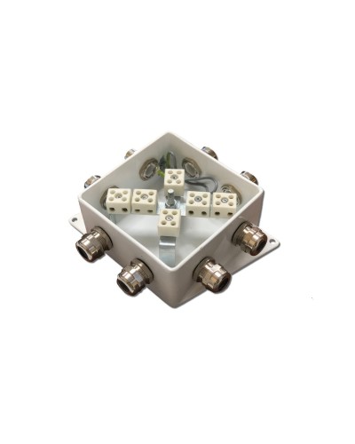 КМ-О (12к*6,0)-IP66-120х120, шесть вводов: Коробка монтажная огнестойкая в Набережных Челнах