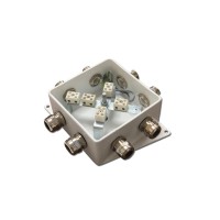 КМ-О (10к)-IP66-120х120, два ввода: Коробка монтажная огнестойкая
