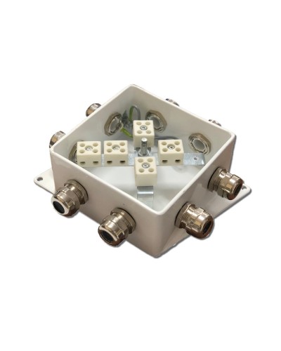 КМ-О (10к*6,0)-IP66-120х120, четыре ввода. Коробка монтажная огнестойкая. Гефест в Набережных Челнах
