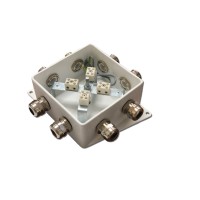 КМ-О (8к)-IP66-120х120, четыре ввода. Коробка монтажная огнестойкая. Гефест