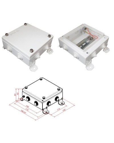 КМ IP55-1515. Коробка монтажная электротехническая. Гефест в Набережных Челнах