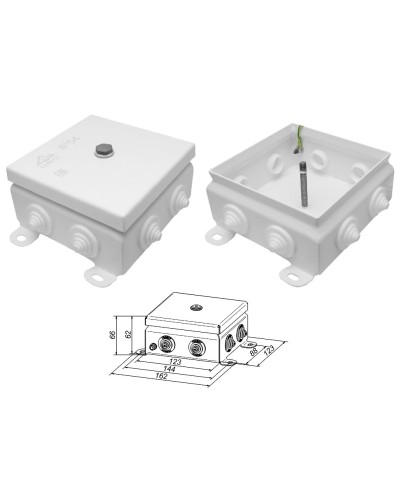 КМ IP55-1212. Коробка монтажная электротехническая. Гефест в Набережных Челнах