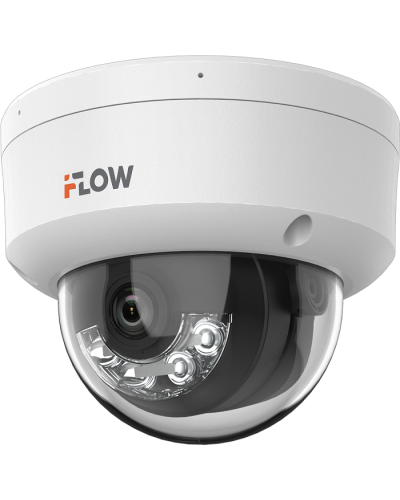 F-IC-2442C2MS(4мм). Бюджетная IP-видеокамера купольная. i-FLOW в Набережных Челнах