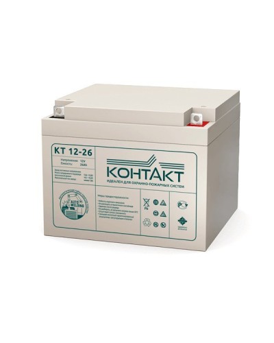 Контакт КТ 12-26. Аккумулятор герметичный свинцово-кислотный. Контакт в Набережных Челнах