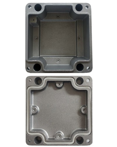 МКС Мороз, глухая, IP66/IP68, серый. Коробка коммутационная металлическая. Магнито-Контакт в Набережных Челнах